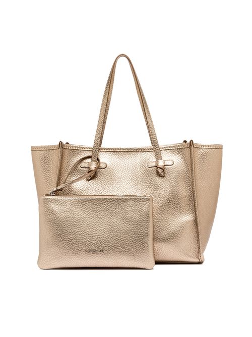 Shopping bag in pelle bubble double Mirage-Clay GIANNI CHIARINI | BS 9330 BBL T.U.MIRAGE-CLAY